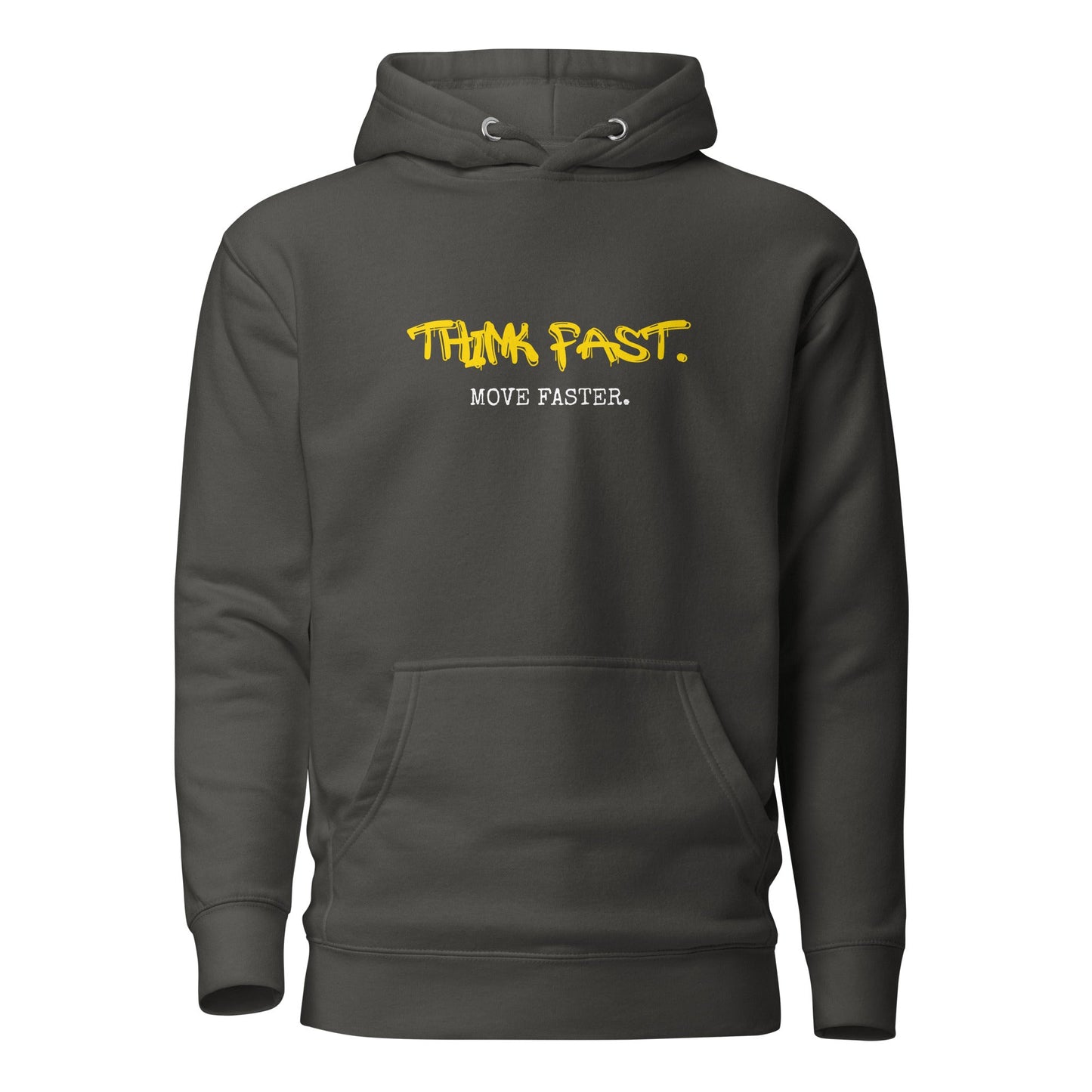 Think Fast Move Faster Mens Hoodie - Various Colours - Longshot Tactical