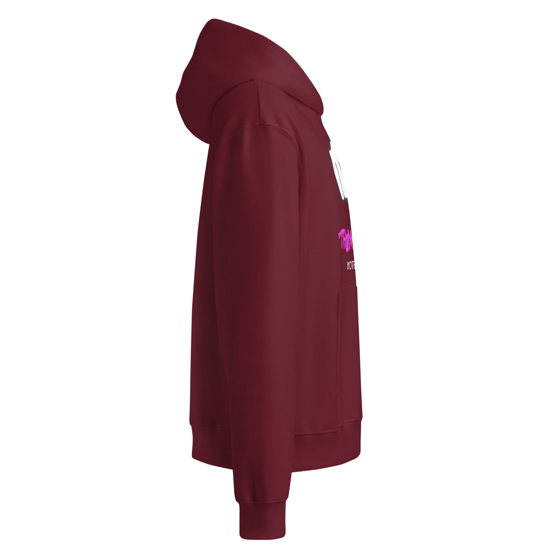 Think Fast Move Faster Oversized Heavyweight Hoodie - Longshot Tactical