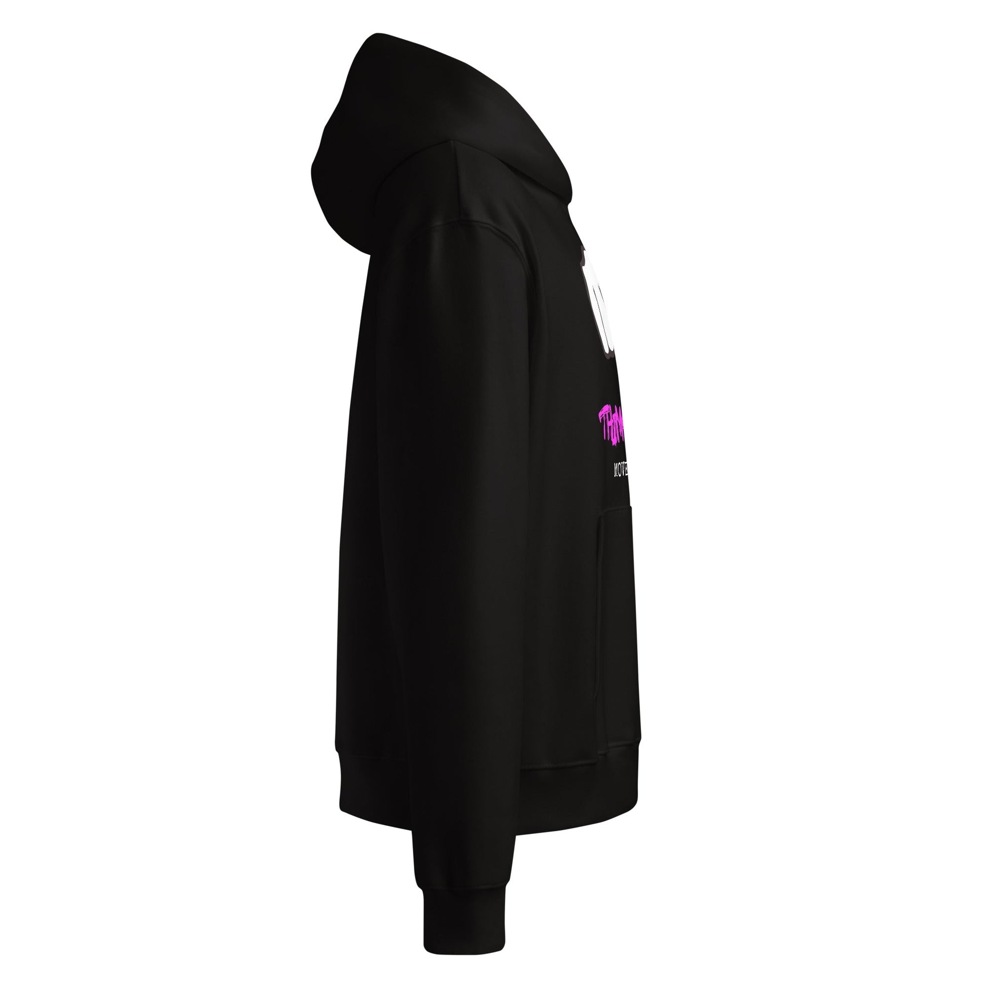 Think Fast Move Faster Oversized Heavyweight Hoodie - Longshot Tactical