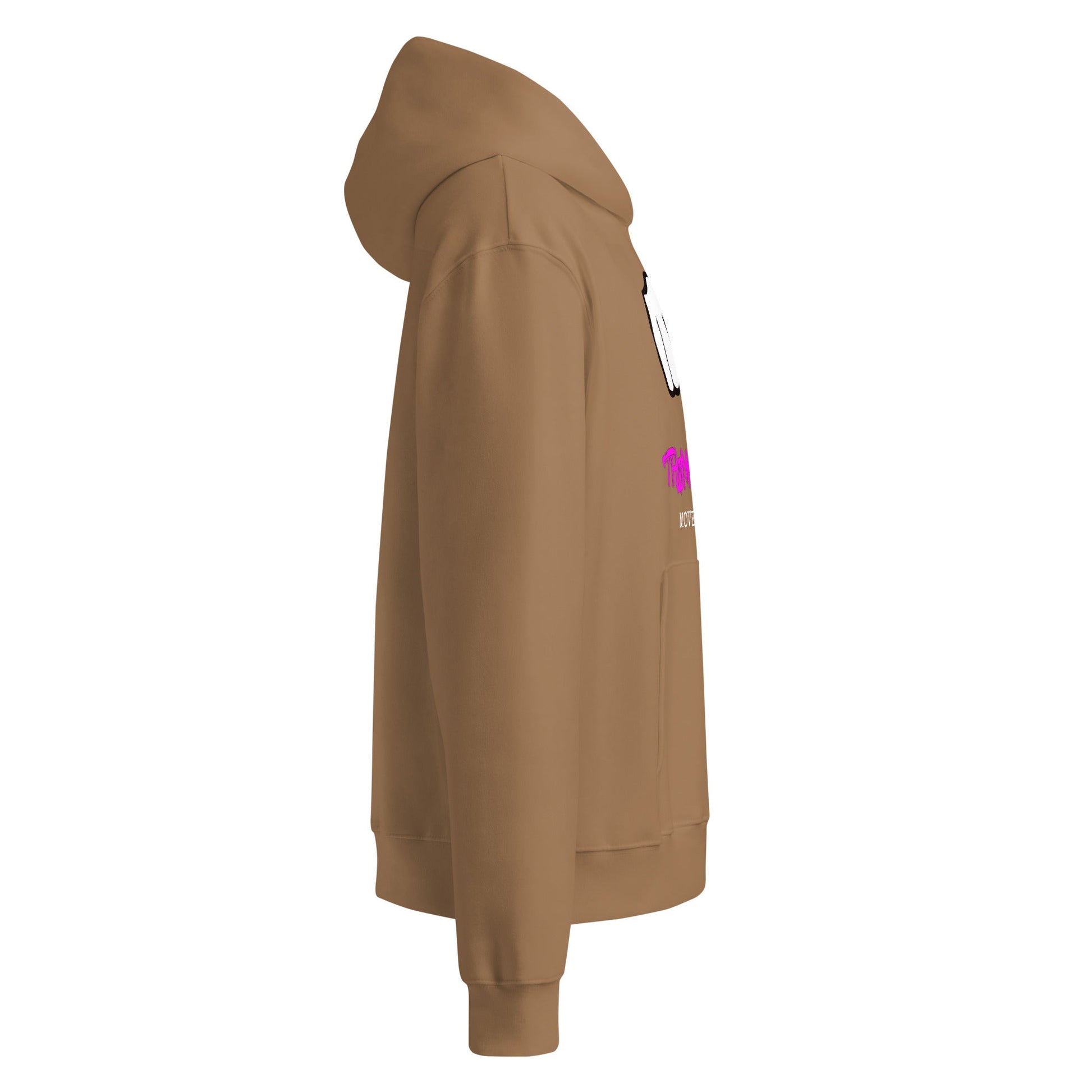 Think Fast Move Faster Oversized Heavyweight Hoodie - Longshot Tactical