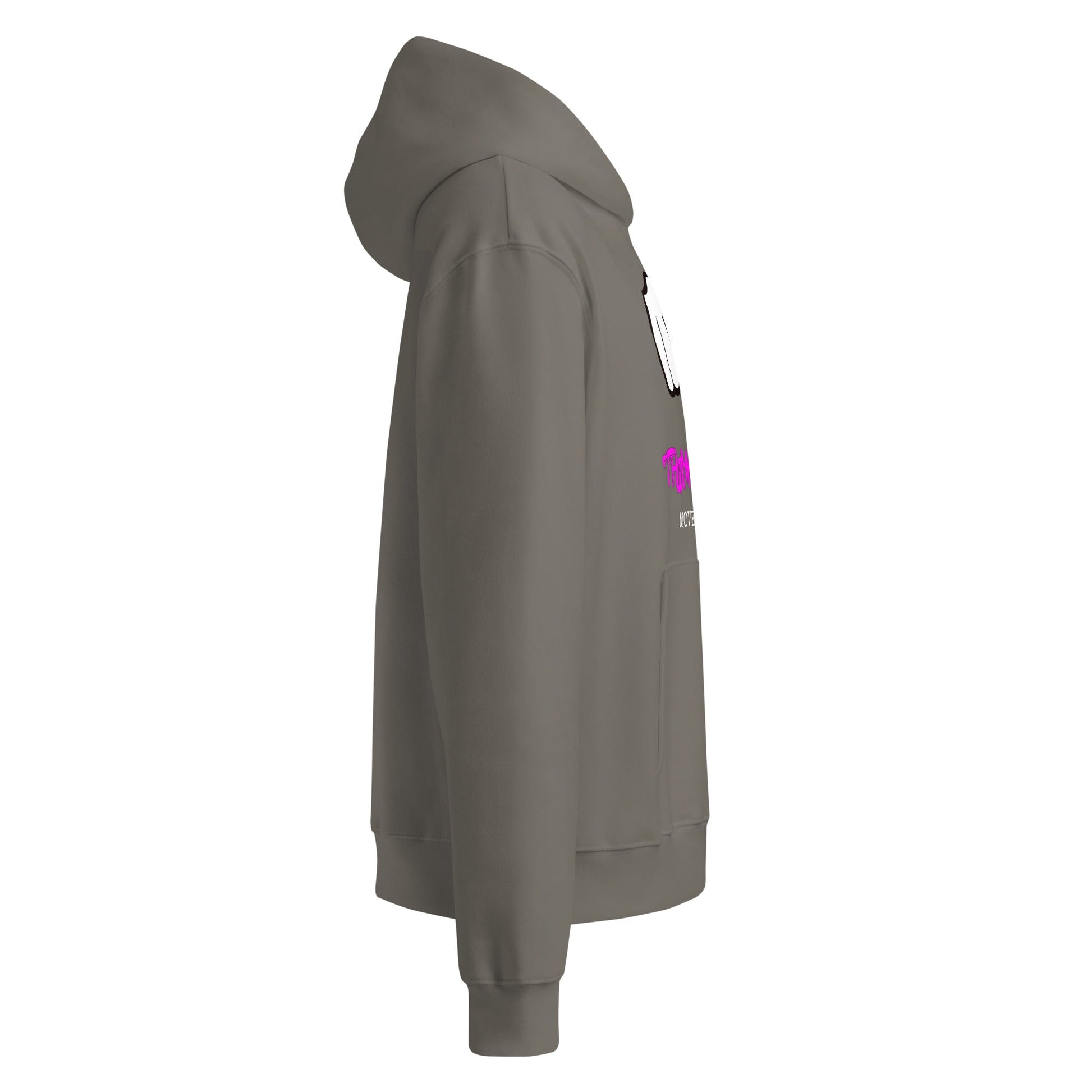 Think Fast Move Faster Oversized Heavyweight Hoodie - Longshot Tactical