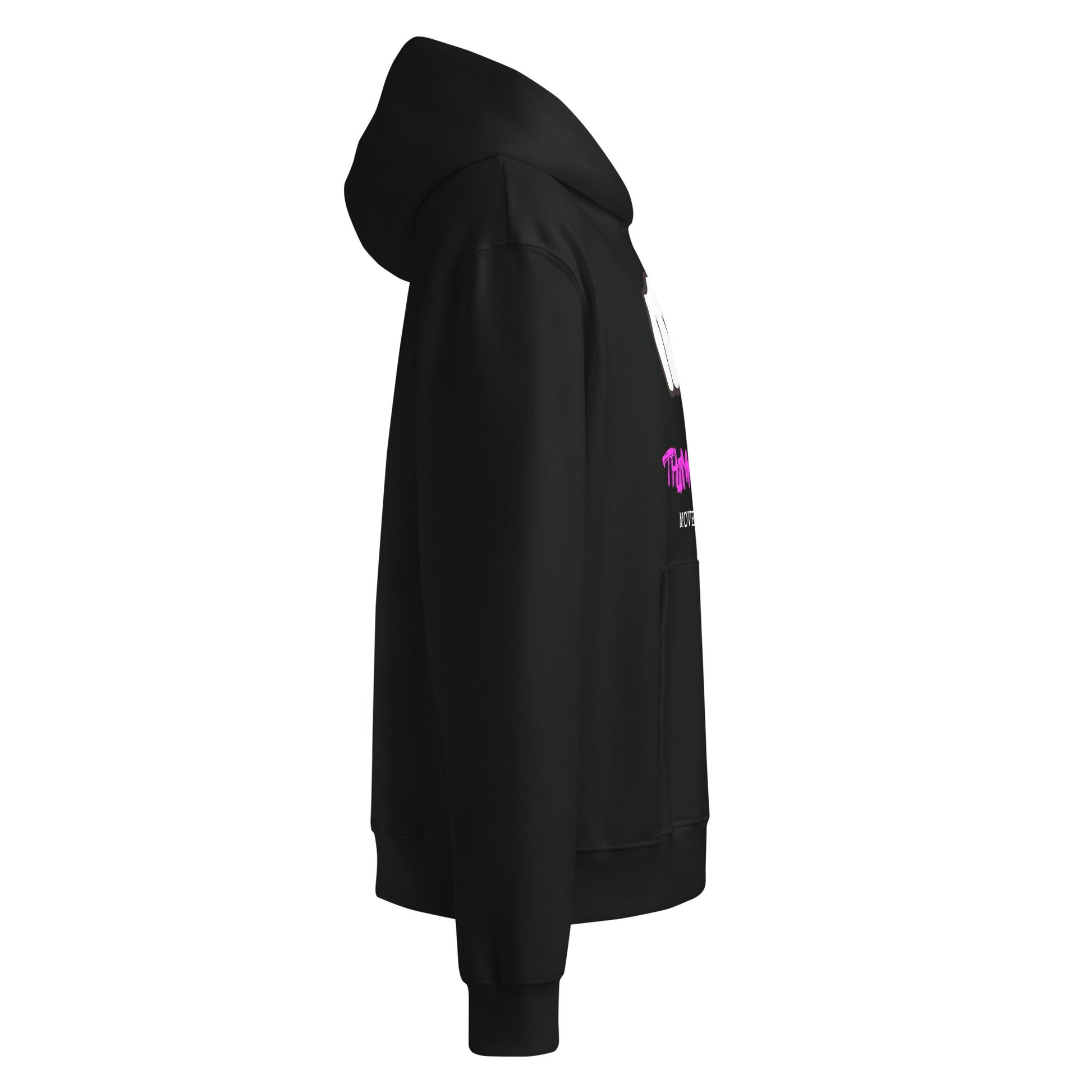Think Fast Move Faster Oversized Heavyweight Hoodie - Longshot Tactical