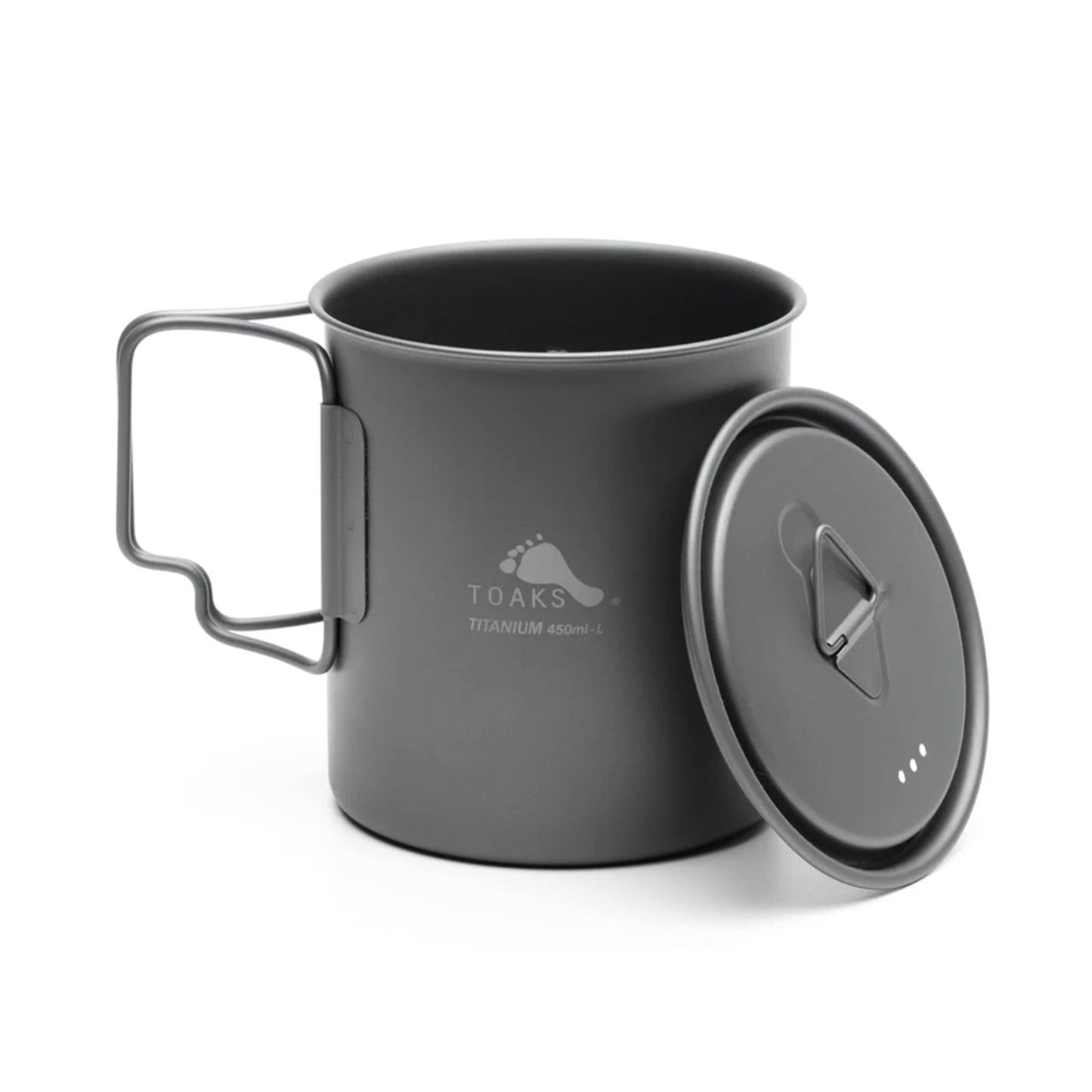 Toaks Light Titanium 450ml Cup with Lid (Ultralight Version) - Longshot Tactical