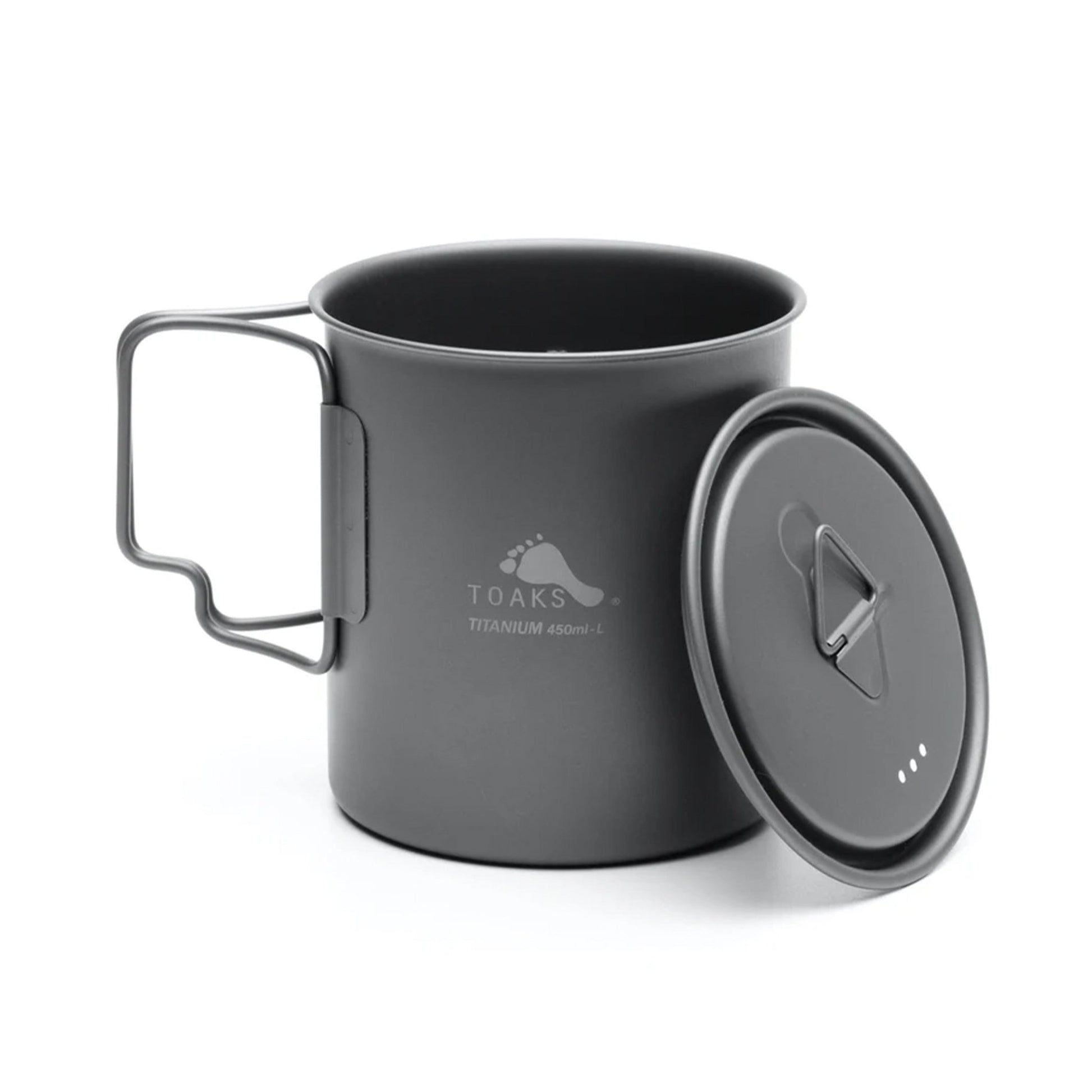 Toaks Light Titanium 450ml Cup with Lid (Ultralight Version) - Longshot Tactical