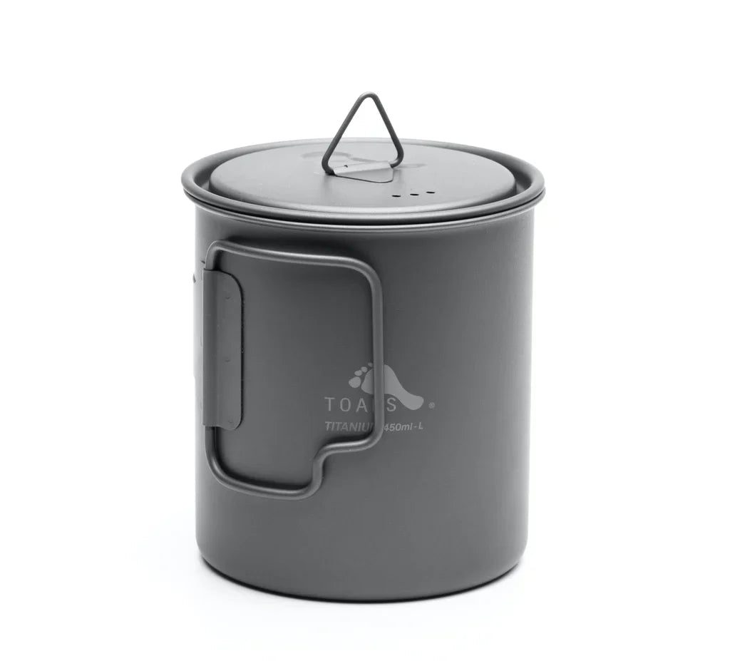 Toaks Light Titanium 450ml Cup with Lid (Ultralight Version) - Longshot Tactical