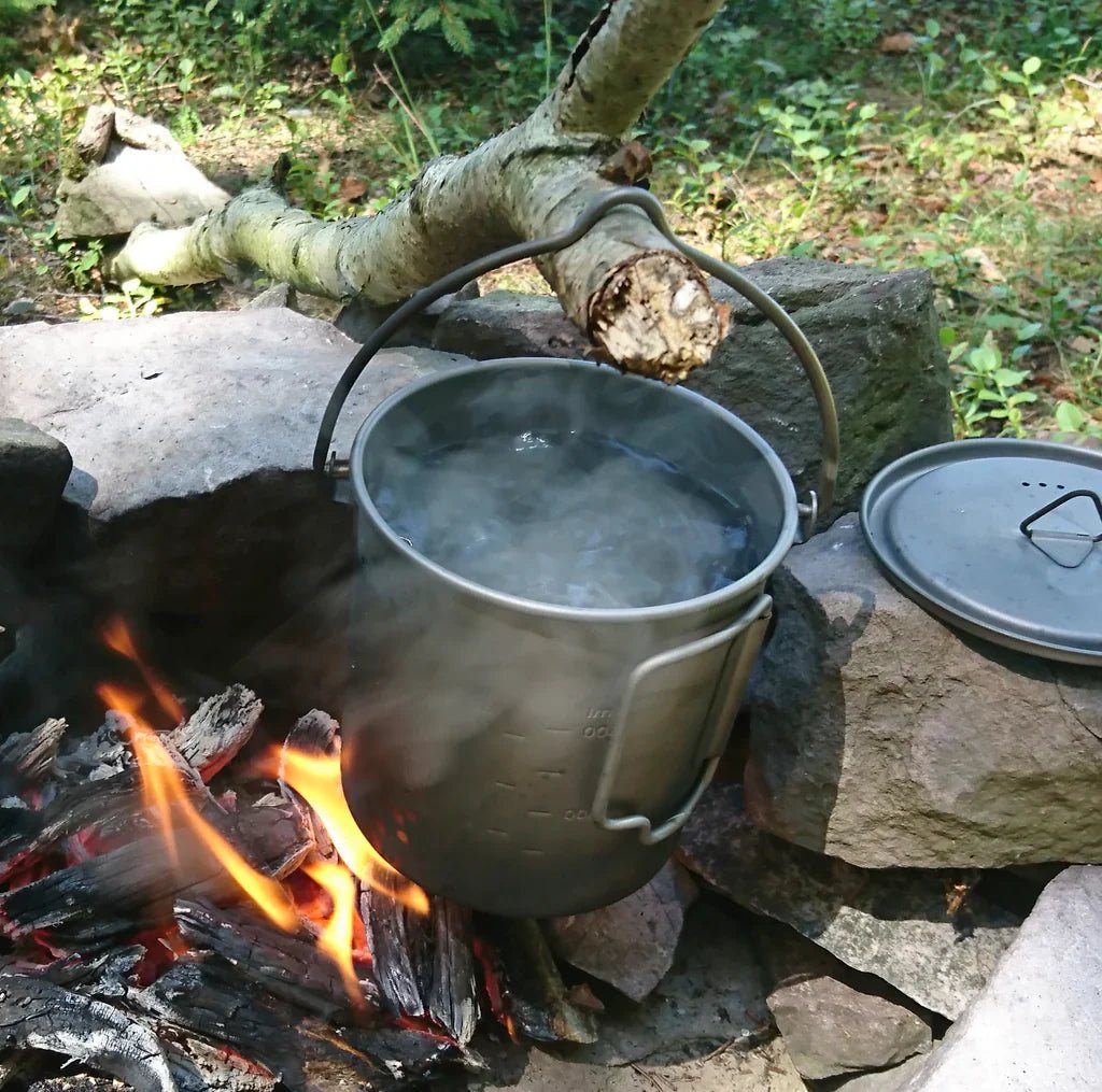 Toaks Titanium Pot with Bail Handle (Various Size) - Longshot Tactical