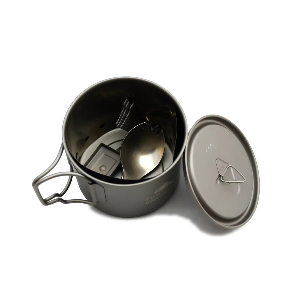 Toaks Titanium Solid Fuel Cook Set - Longshot Tactical