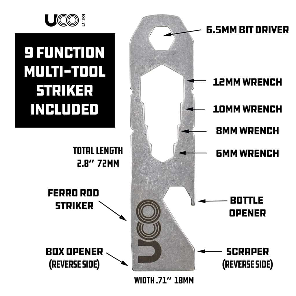 UCO Titan Fire Striker Ferro Rod - Longshot Tactical
