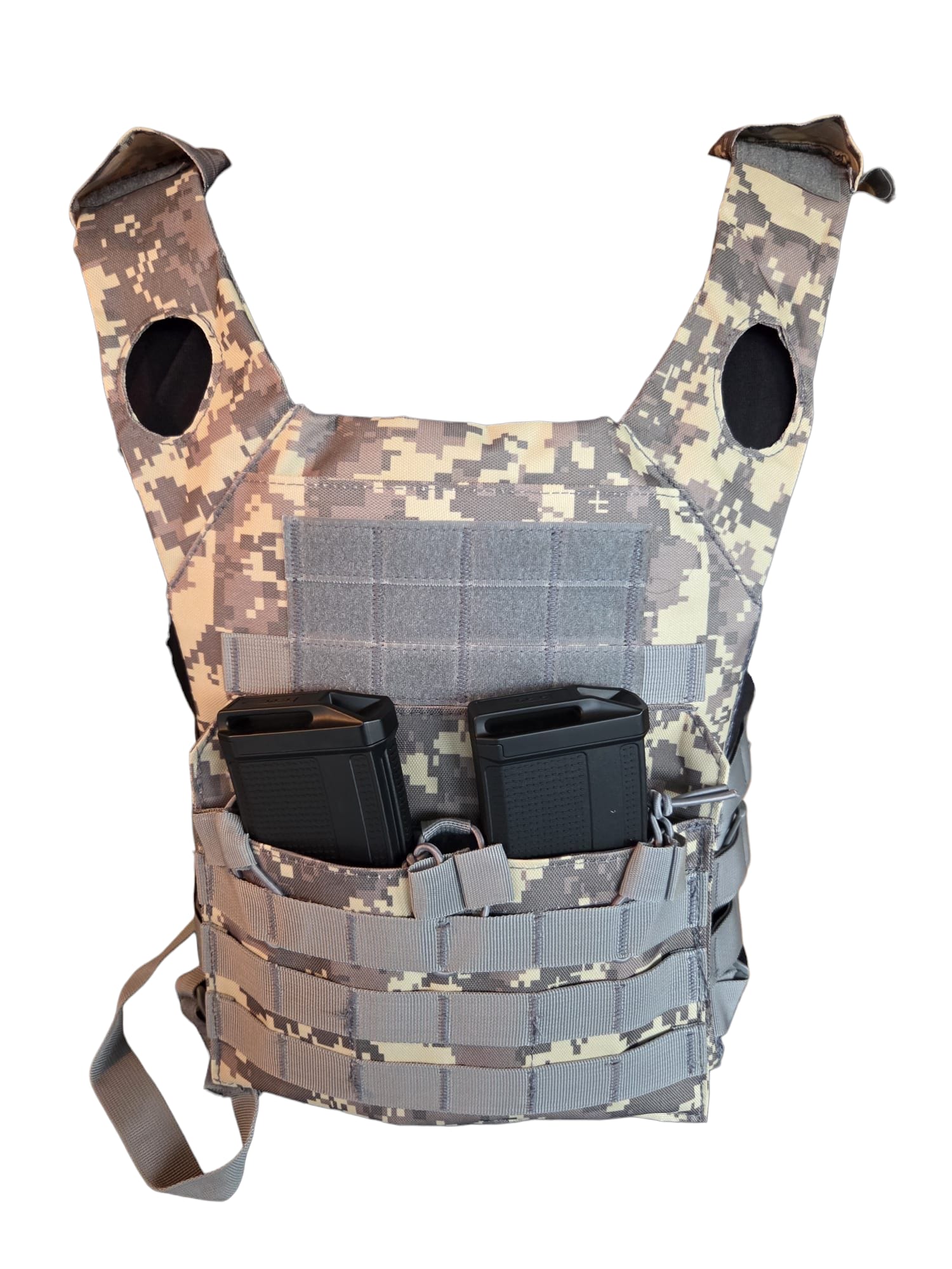 Urban Camo Chest Rig Plate Carrier Vest - Longshot Tactical