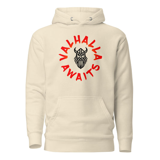 Valhalla Awaits Hoodie Black Logo - Longshot Tactical