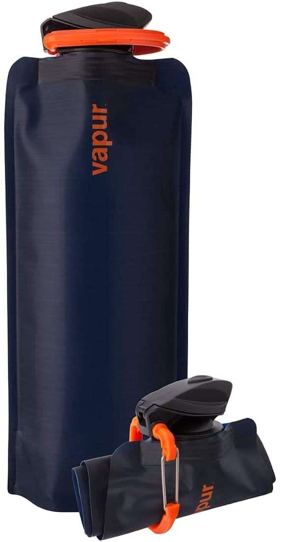 Vapur Wide Mouth 1.0L Folding Water Bottle (Various Colours) - Longshot Tactical