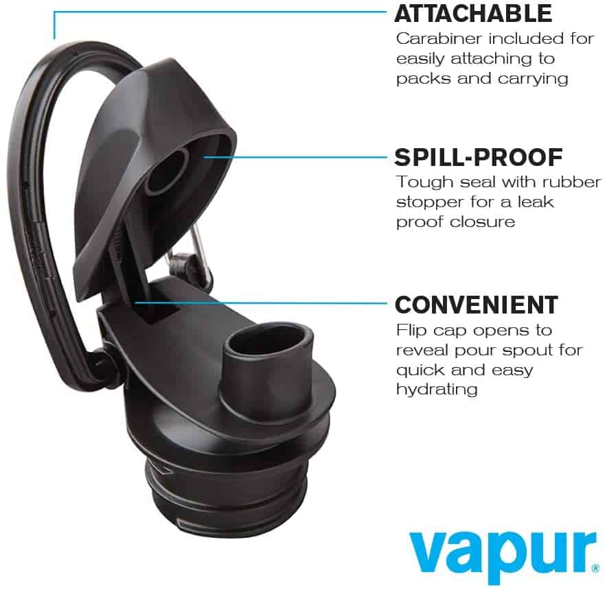 Vapur Wide Mouth 700ml Folding Water Bottle (Various Colours) - Longshot Tactical