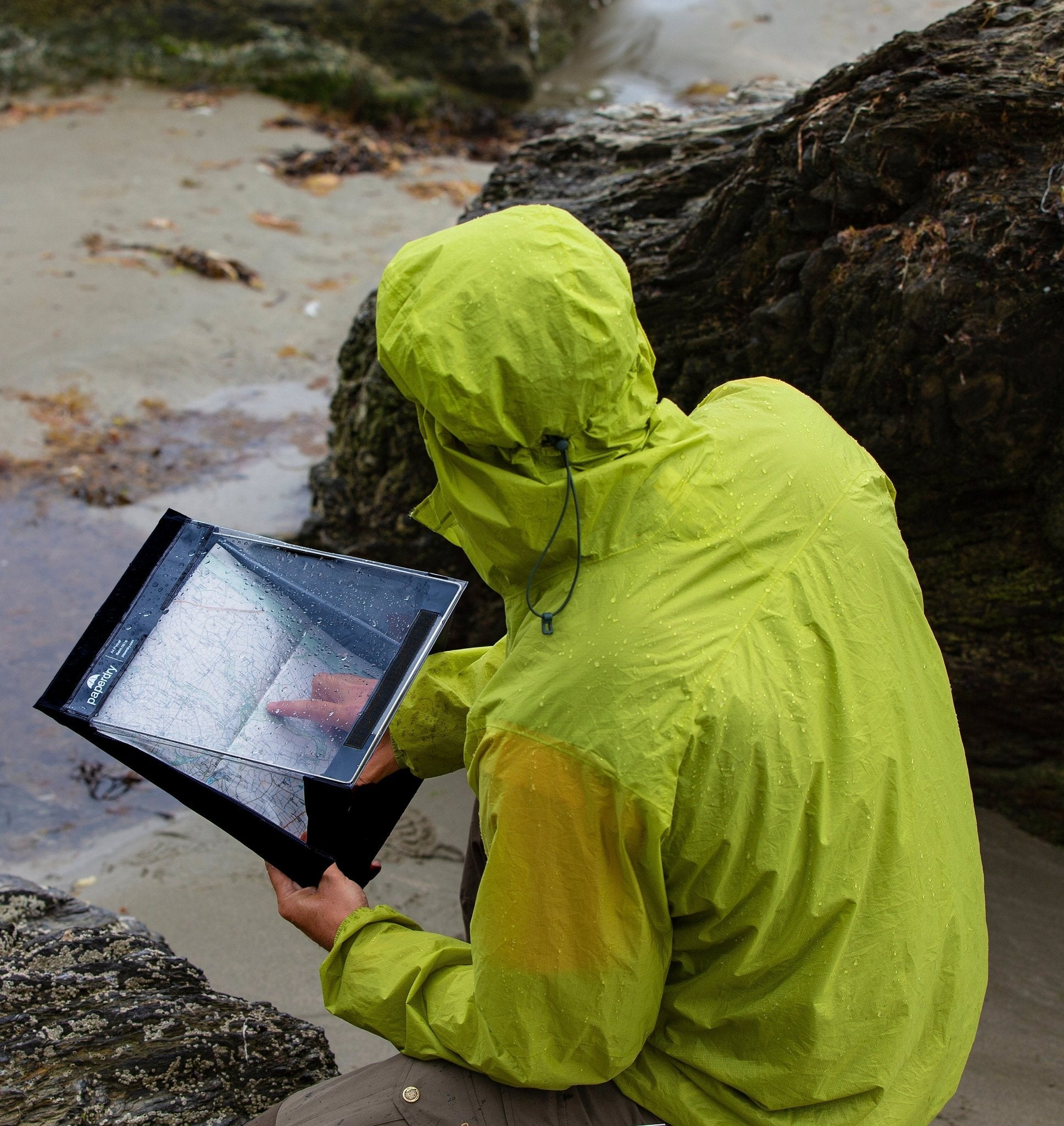 Waterproof Clipboard by Paperdry, A4 Portrait, Black - Longshot Tactical