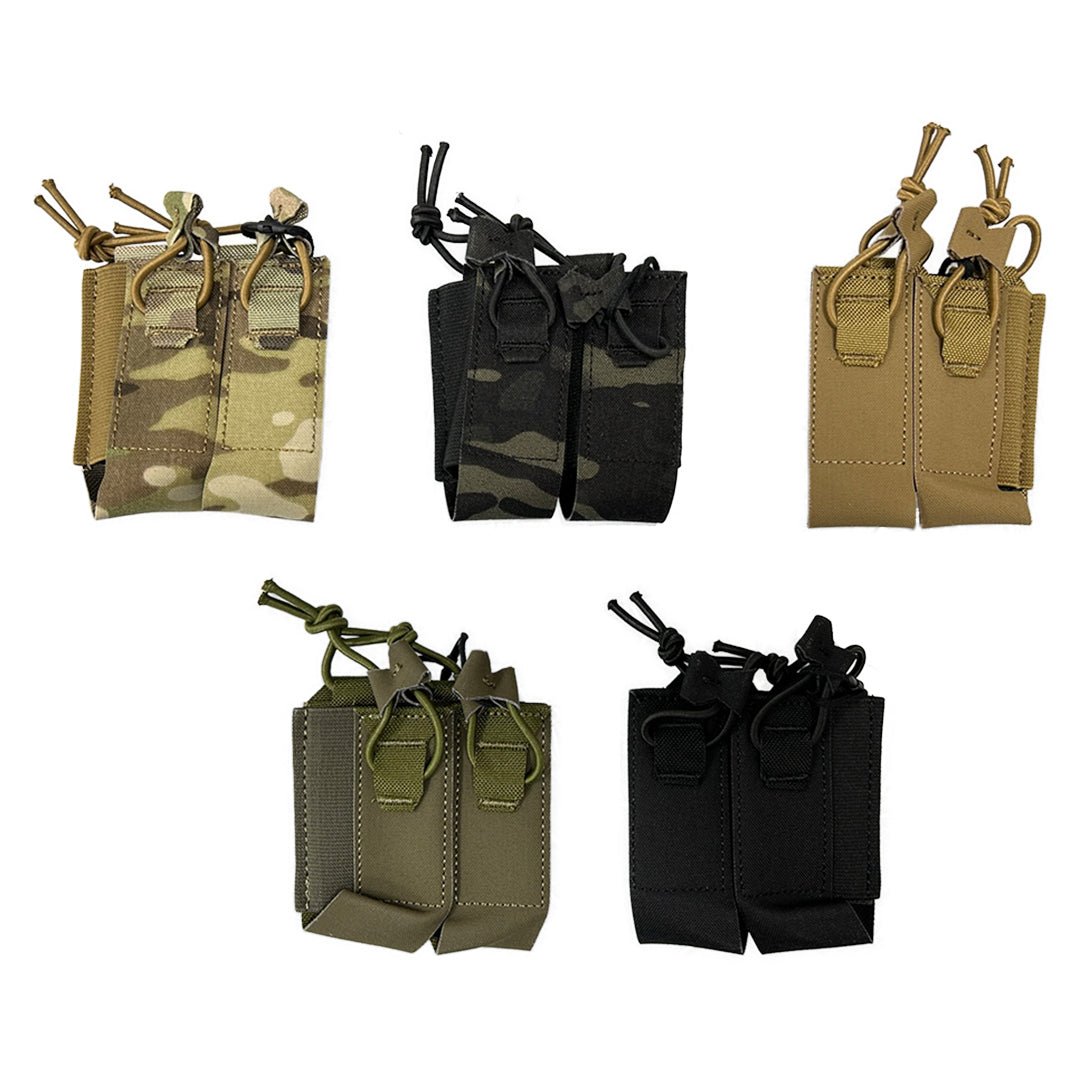 WBD DPMP Double Pistol Magazine Pouch (various Colours) - Longshot Tactical