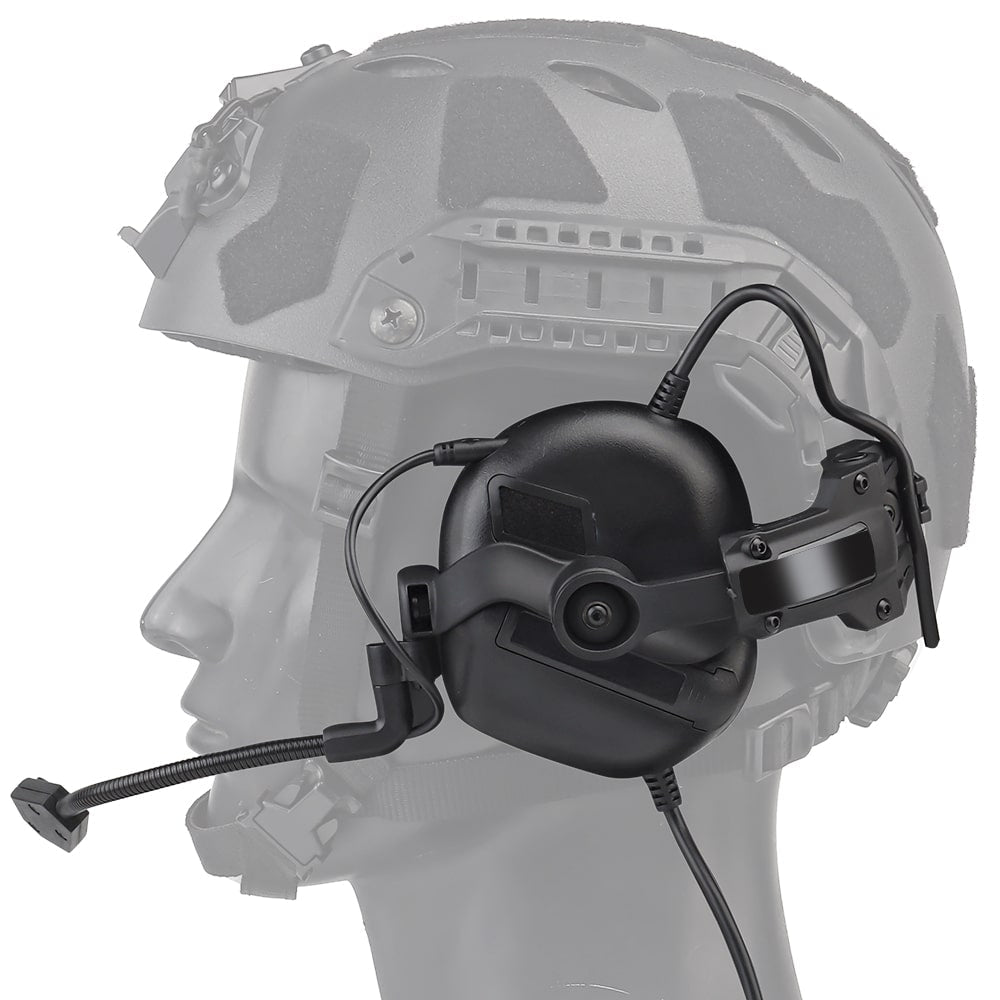 WBD Gen 5 Noise Reduction & Sound Pickup Headset (With Adapter) (Various Colours) - Longshot Tactical