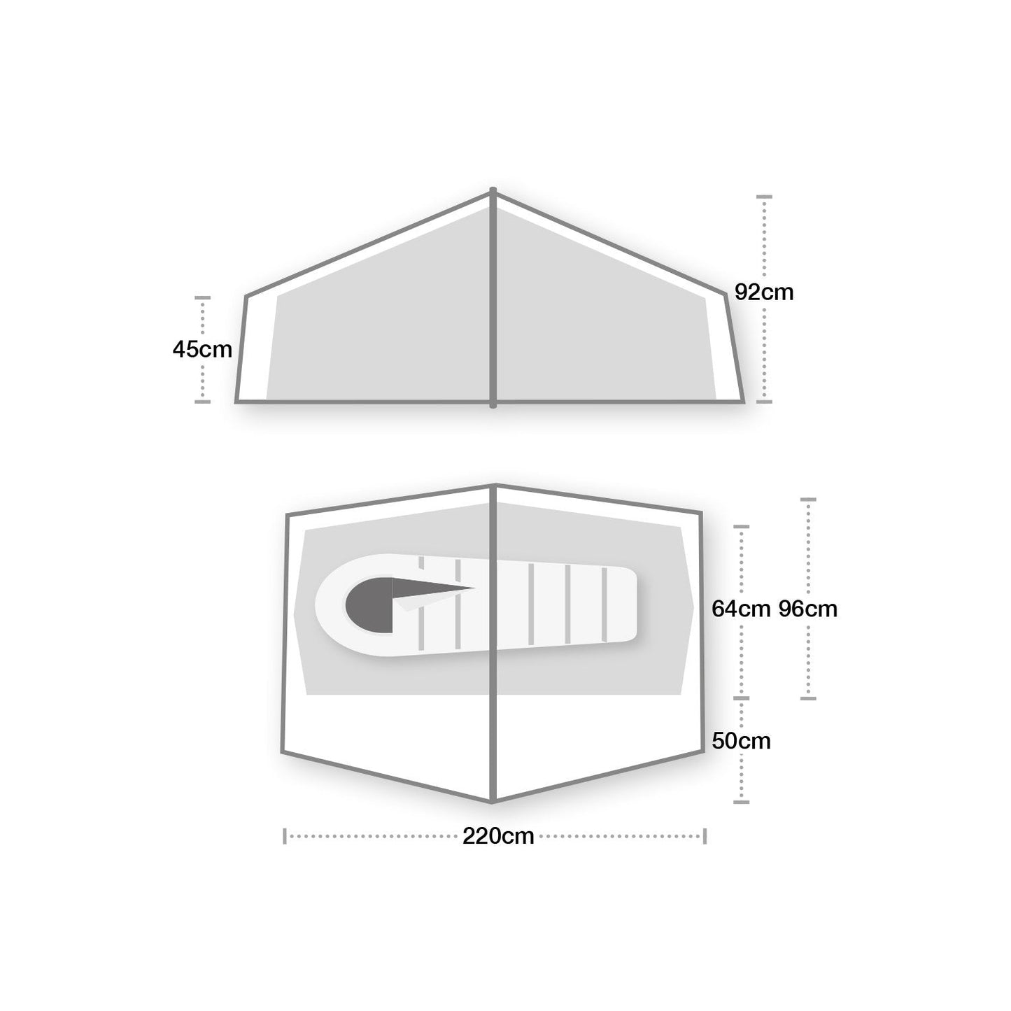 Wild Country Zephyros Compact 1 Tent With Foot Print - Longshot Tactical