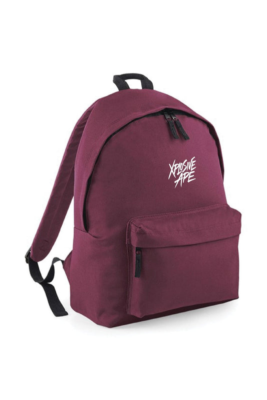 XAPE Brush Script Backpack - Burgundy - Longshot Tactical