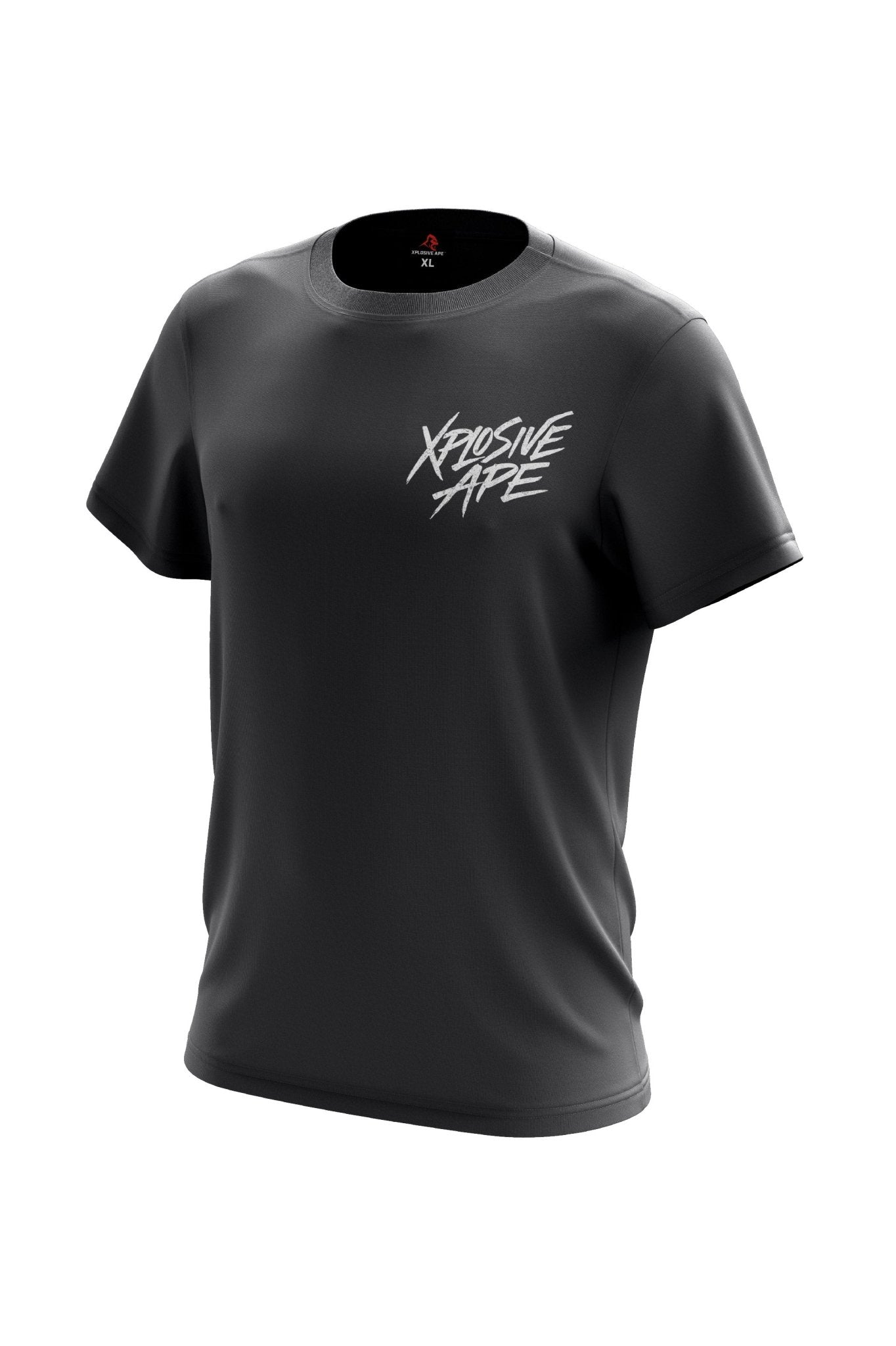 XAPE Classic Brush Script Tee - Charcoal - Longshot Tactical