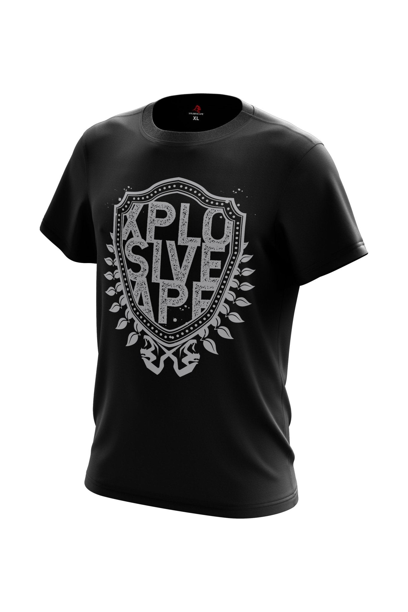 XAPE Crest Shield Tee - Black - Longshot Tactical