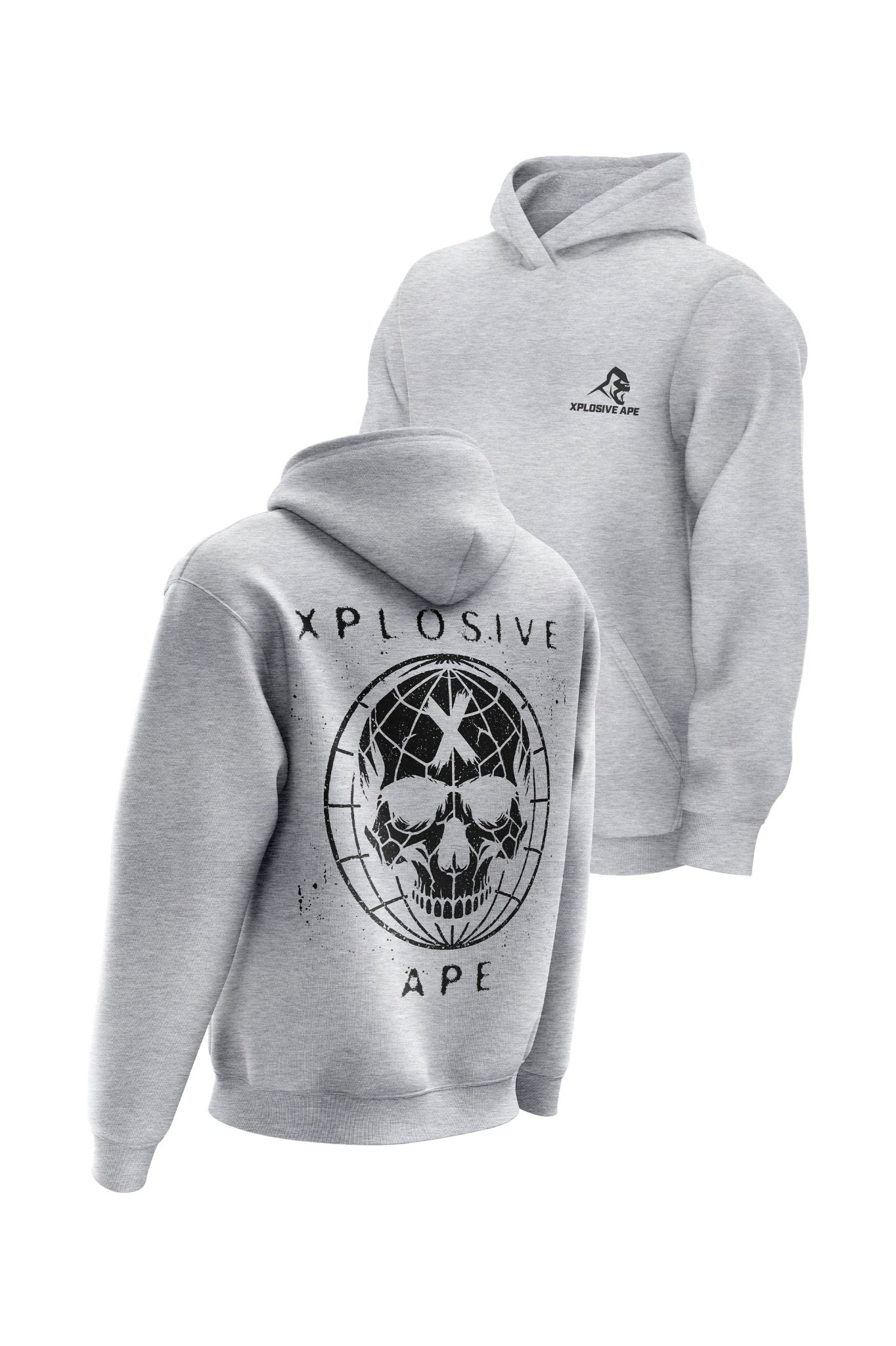 XAPE Global Hoodie - Heather Grey - Longshot Tactical