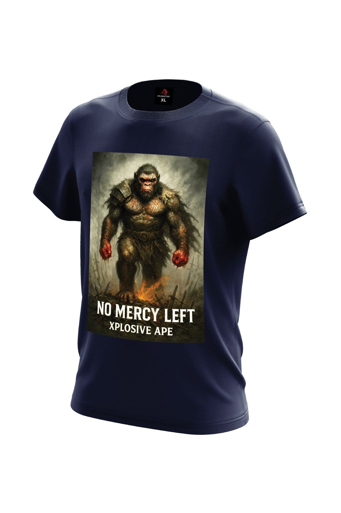 XAPE No Mercy Left Tee - Navy - Longshot Tactical
