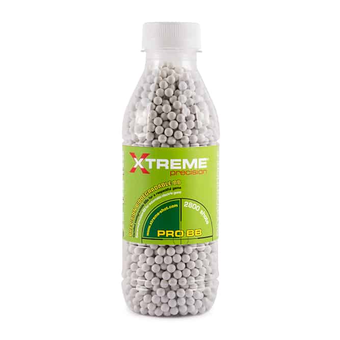 Xtreme Precision Biodegradable 0.28g BB Bottle (2800) - Longshot Tactical