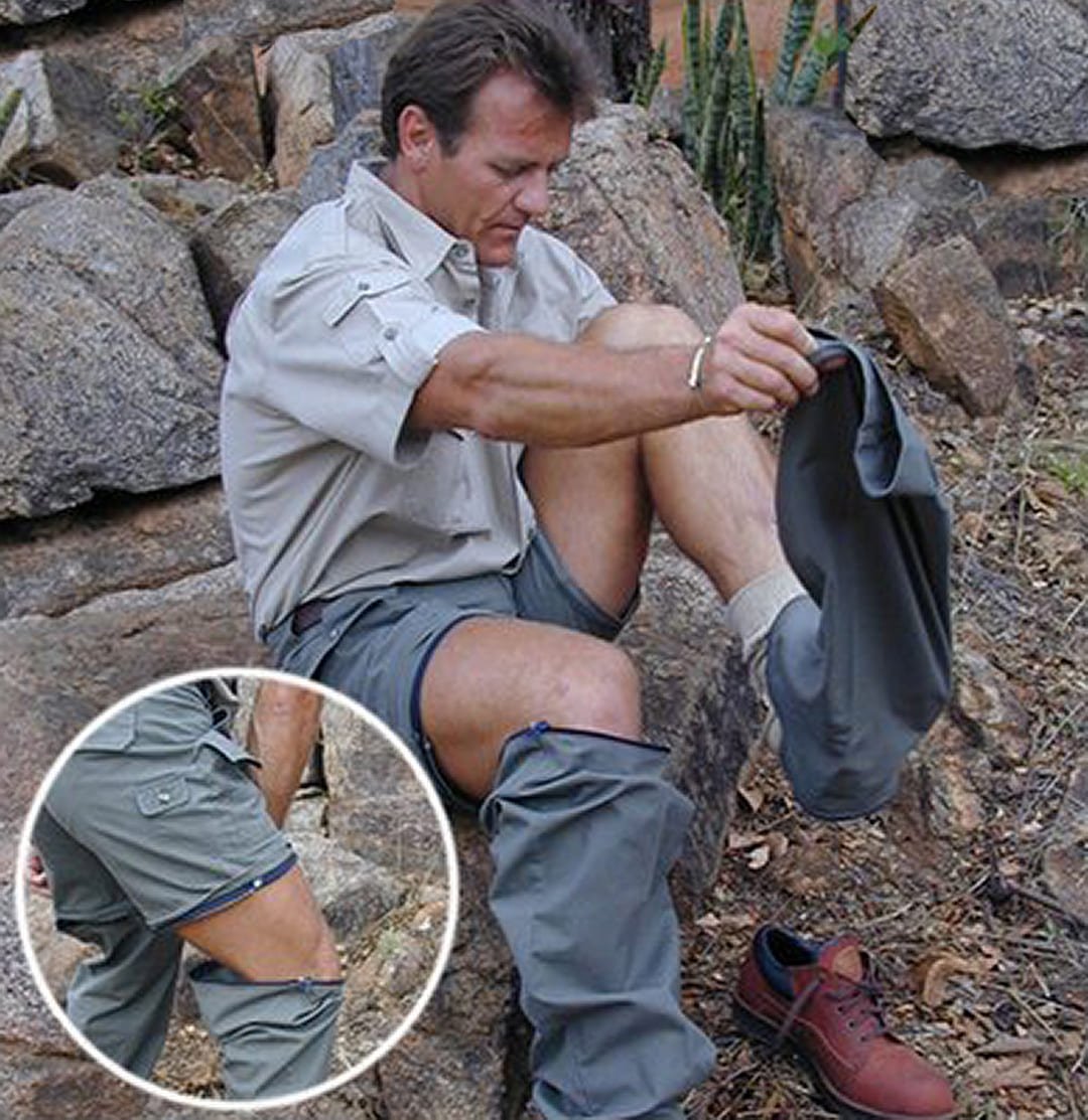 Zambezi Convertible Zip off Safari Pants for Men - Longshot Tactical
