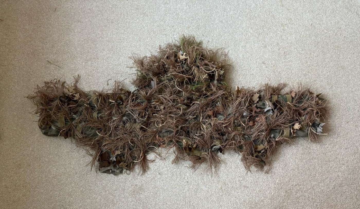Zero Alpha Designs Head and Shoulders Ghillie Suit - Longshot Tactical