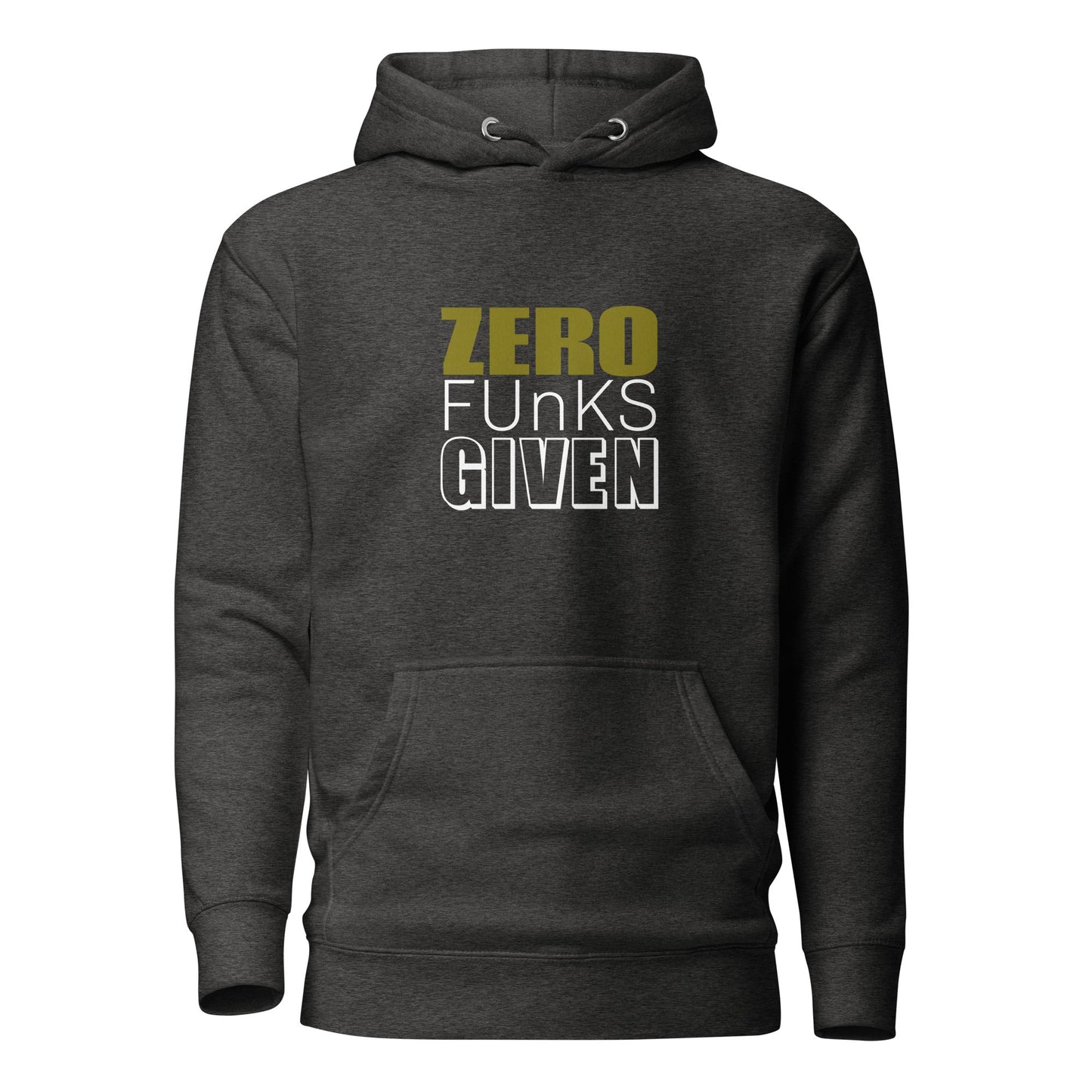 Zero Funks Given Unisex Hoodie Olive - Longshot Tactical