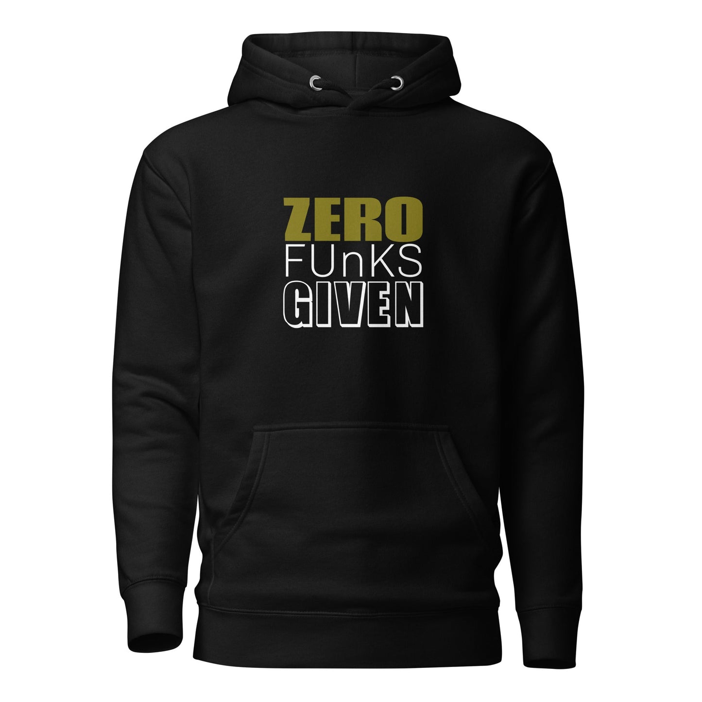 Zero Funks Given Unisex Hoodie Olive - Longshot Tactical