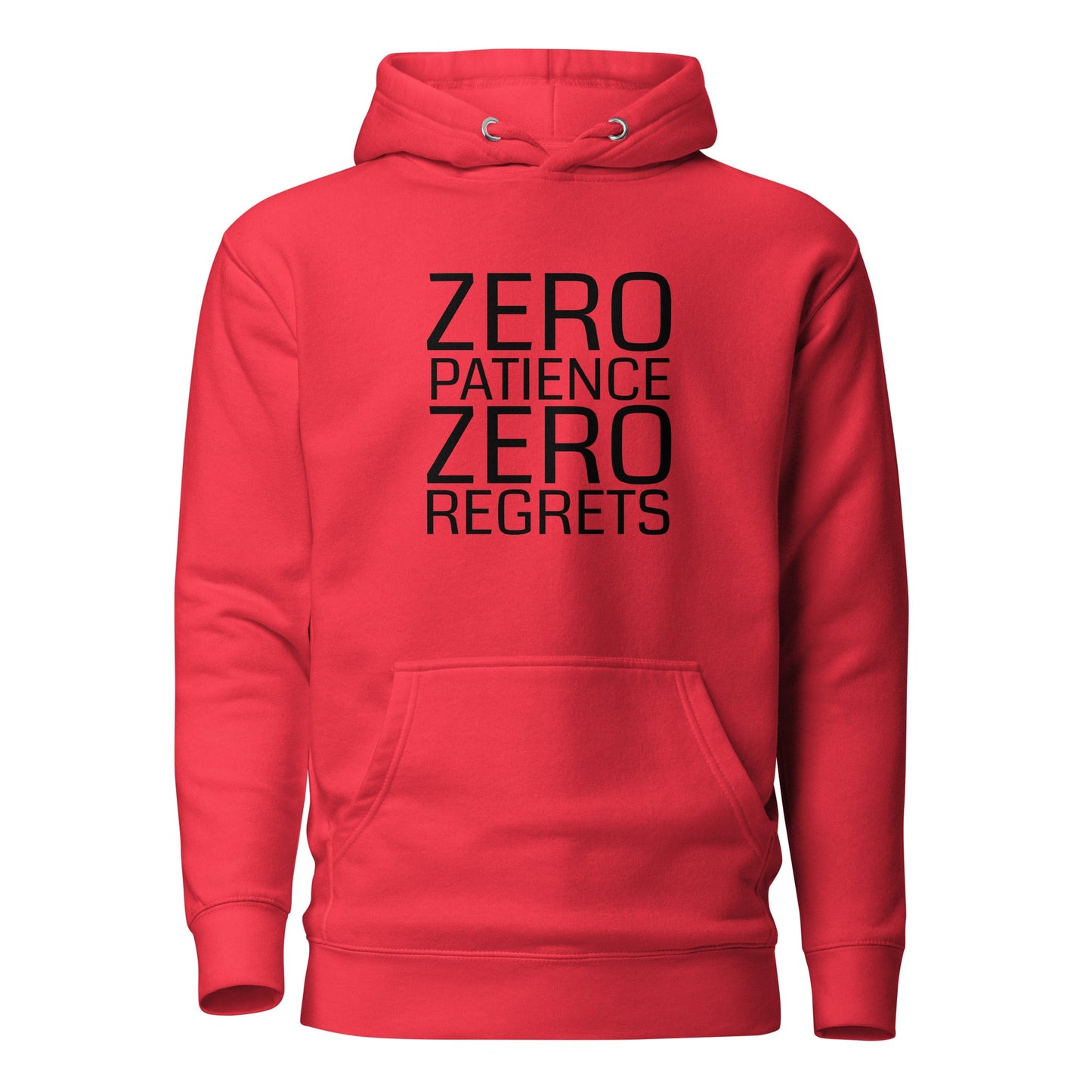 Zero Patience Zero Regrets Hoodie Various Colours - Longshot Tactical