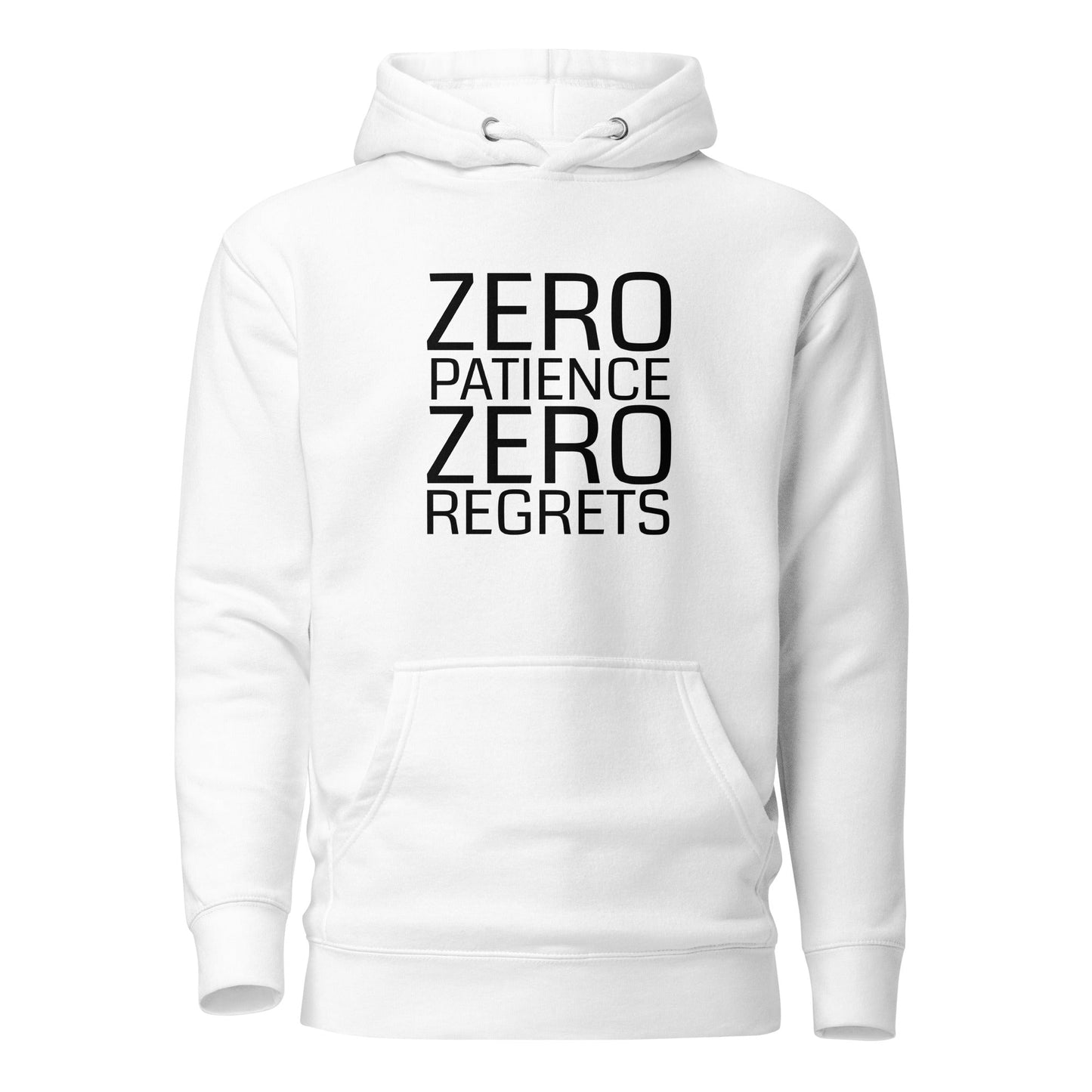 Zero Patience Zero Regrets Hoodie Various Colours - Longshot Tactical