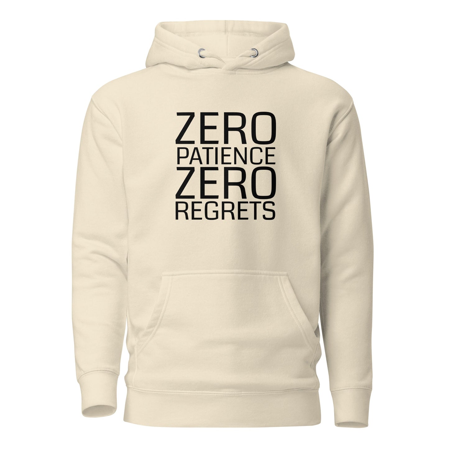 Zero Patience Zero Regrets Hoodie Various Colours - Longshot Tactical