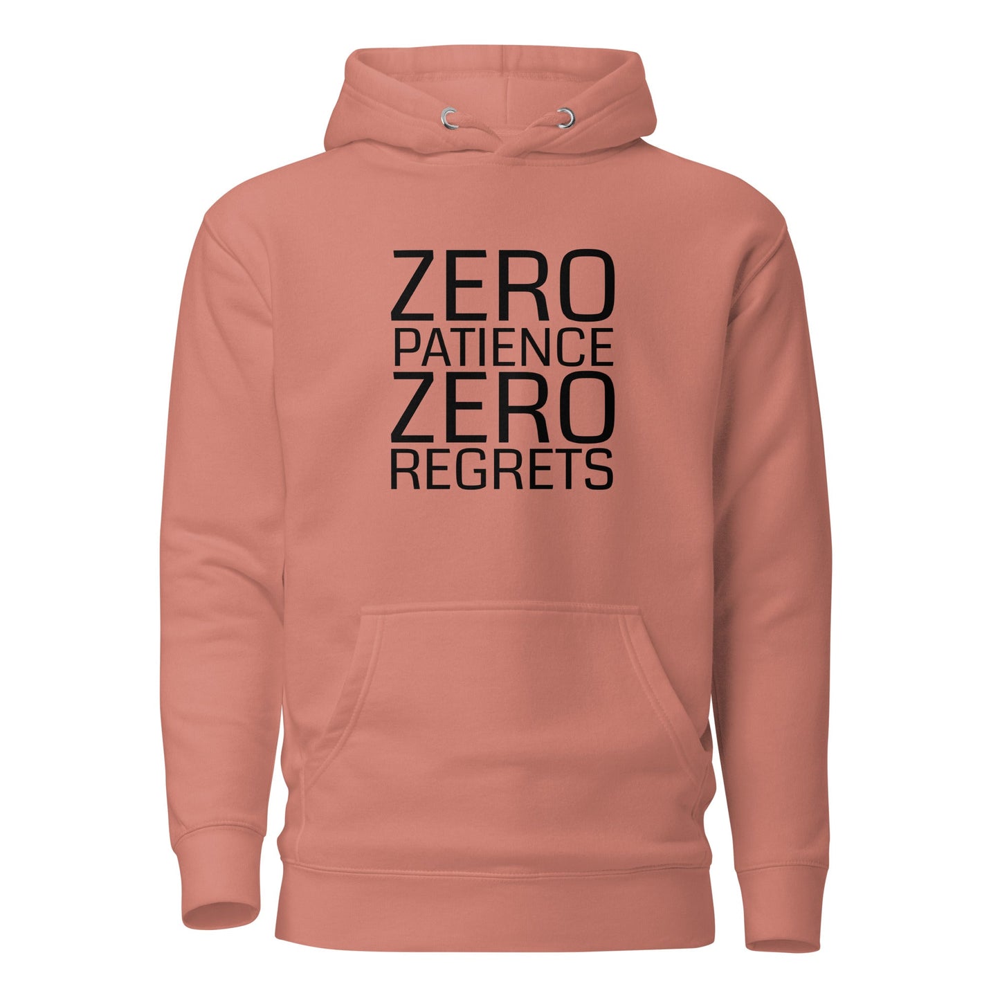 Zero Patience Zero Regrets Hoodie Various Colours - Longshot Tactical