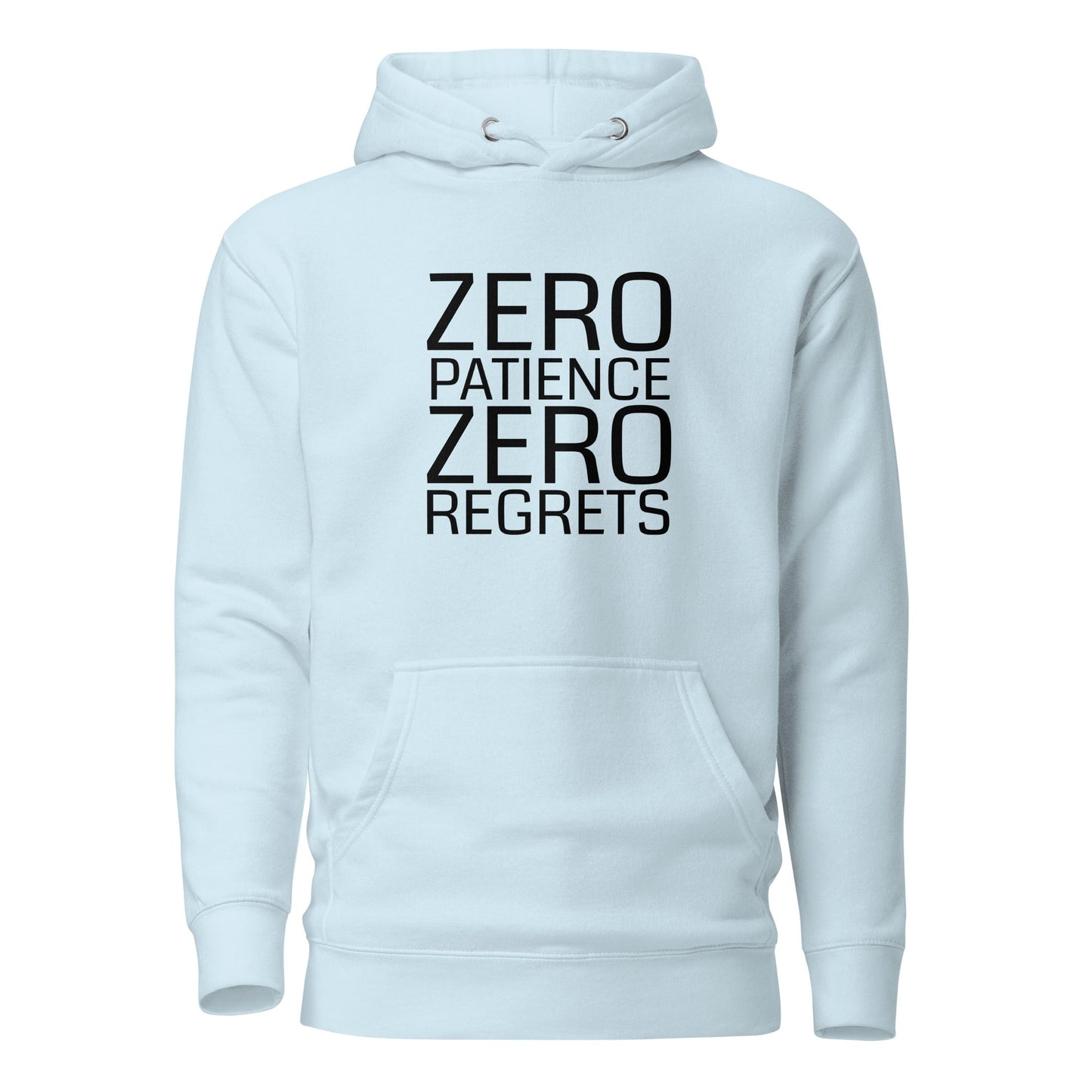 Zero Patience Zero Regrets Hoodie Various Colours - Longshot Tactical